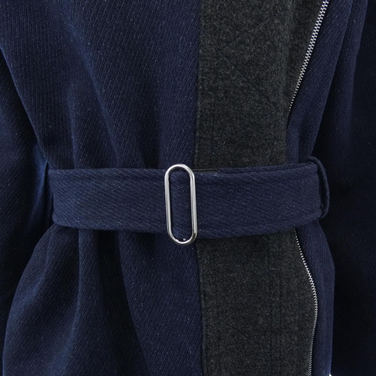 Hermes Coat Navy — view 7