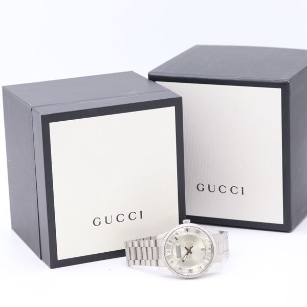 Gucci Elyx 126.3 Automatic Winding Silver Dial Watch — view 5