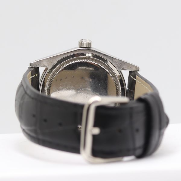 Rolex Oyster Date Precision Hand Wound Silver Dial Watch — view 4