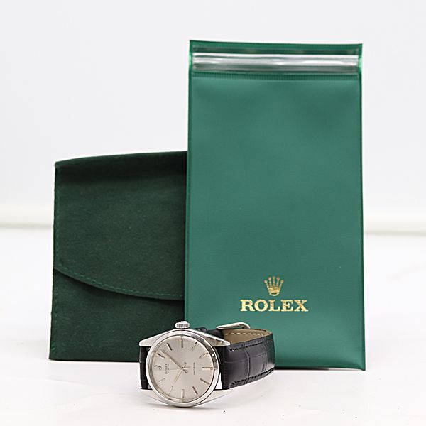 Rolex Oyster Precision Hand Wound Silver Dial Watch — view 5