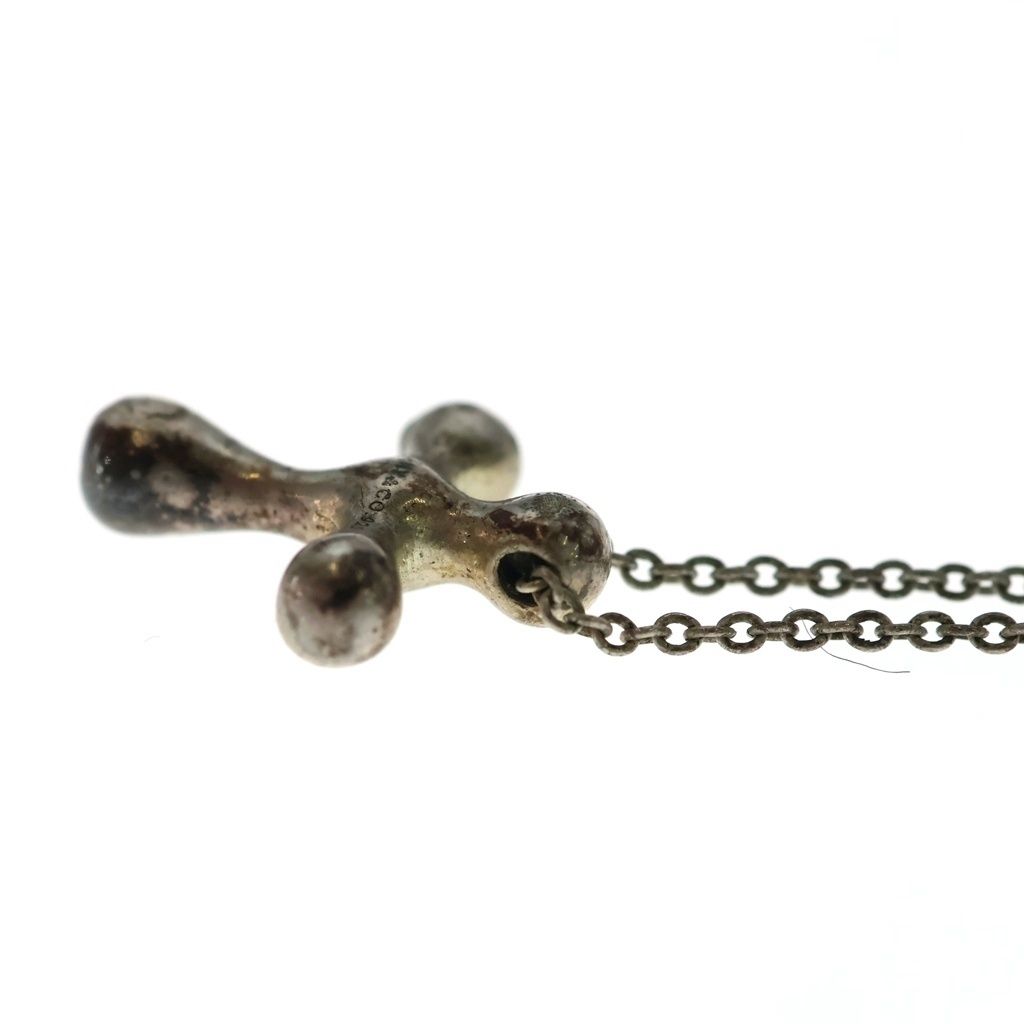 Tiffany & Co Small Cross Necklace Silver Pendant — view 6
