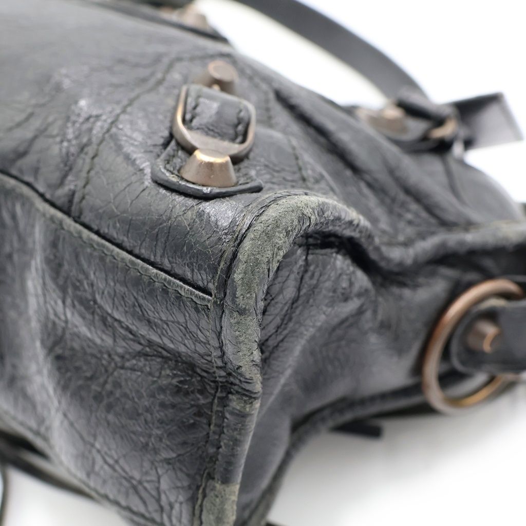 Balenciaga Classic Mini City 2-Way Shoulder Bag Black — view 6
