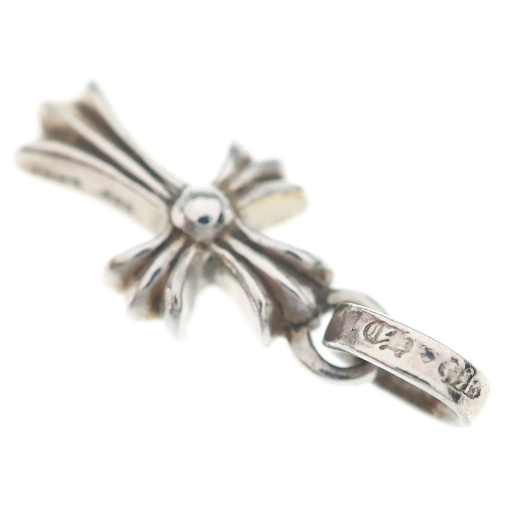 Chrome Hearts Crs Baby Fat P Sap Fat Cross Pave Pink Saffiano Pendant Silver — view 6