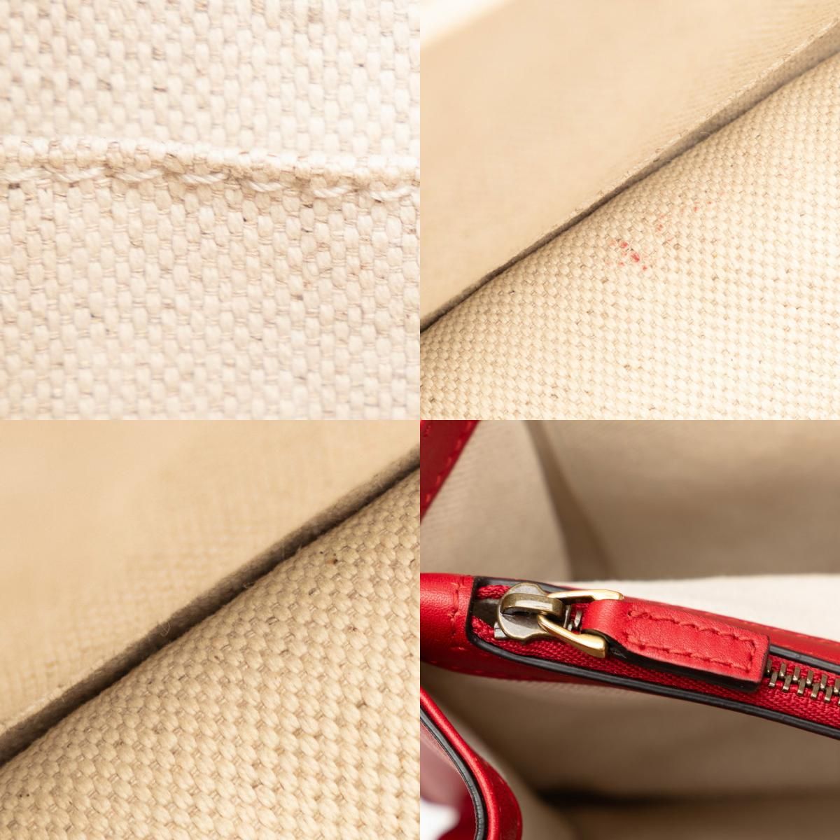 Gucci Dionysus Bamboo 2-Way Shoulder Bag Red Leather — view 9