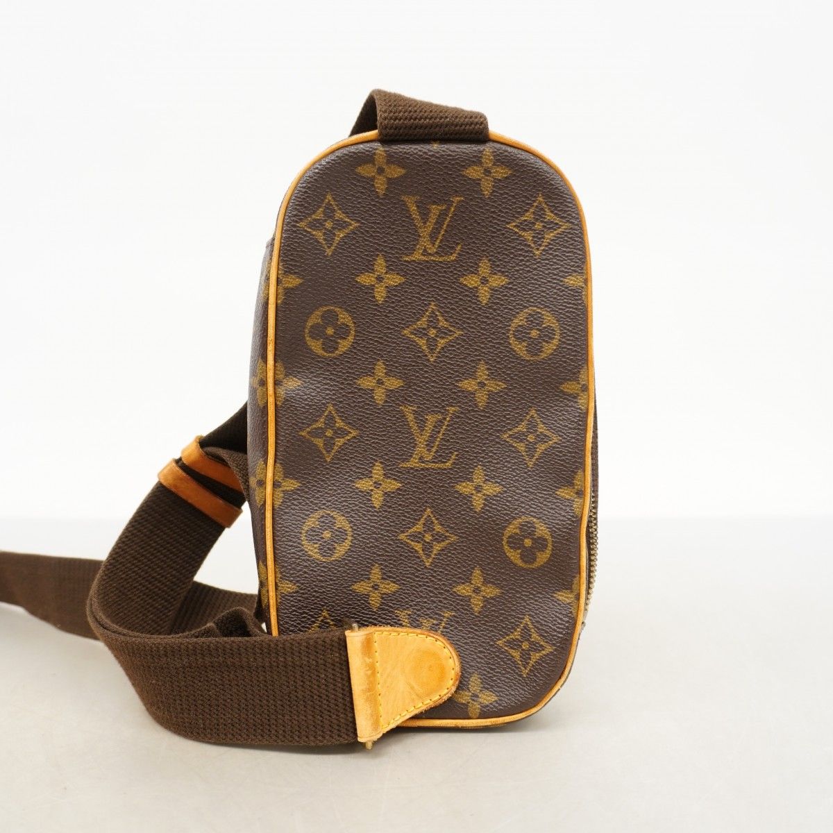 Louis Vuitton Belt Bag Monogram Pochette Gange Brown — view 9