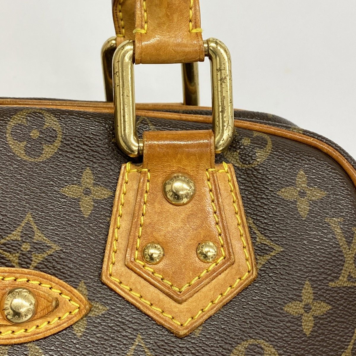 Louis Vuitton Handbag Monogram Manhattan GM Brown — view 9
