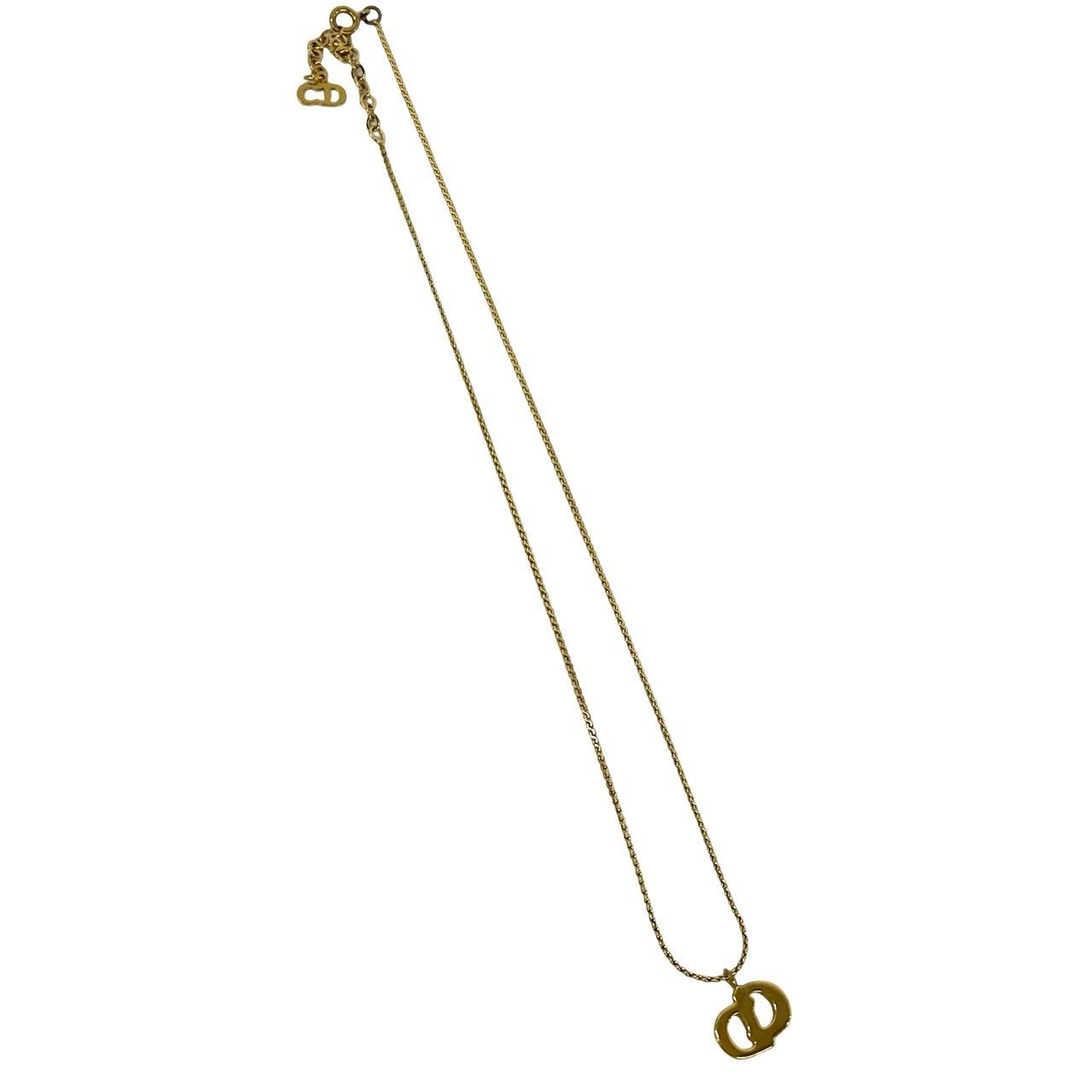 Dior Vintage CD Logo Necklace Gold — view 5