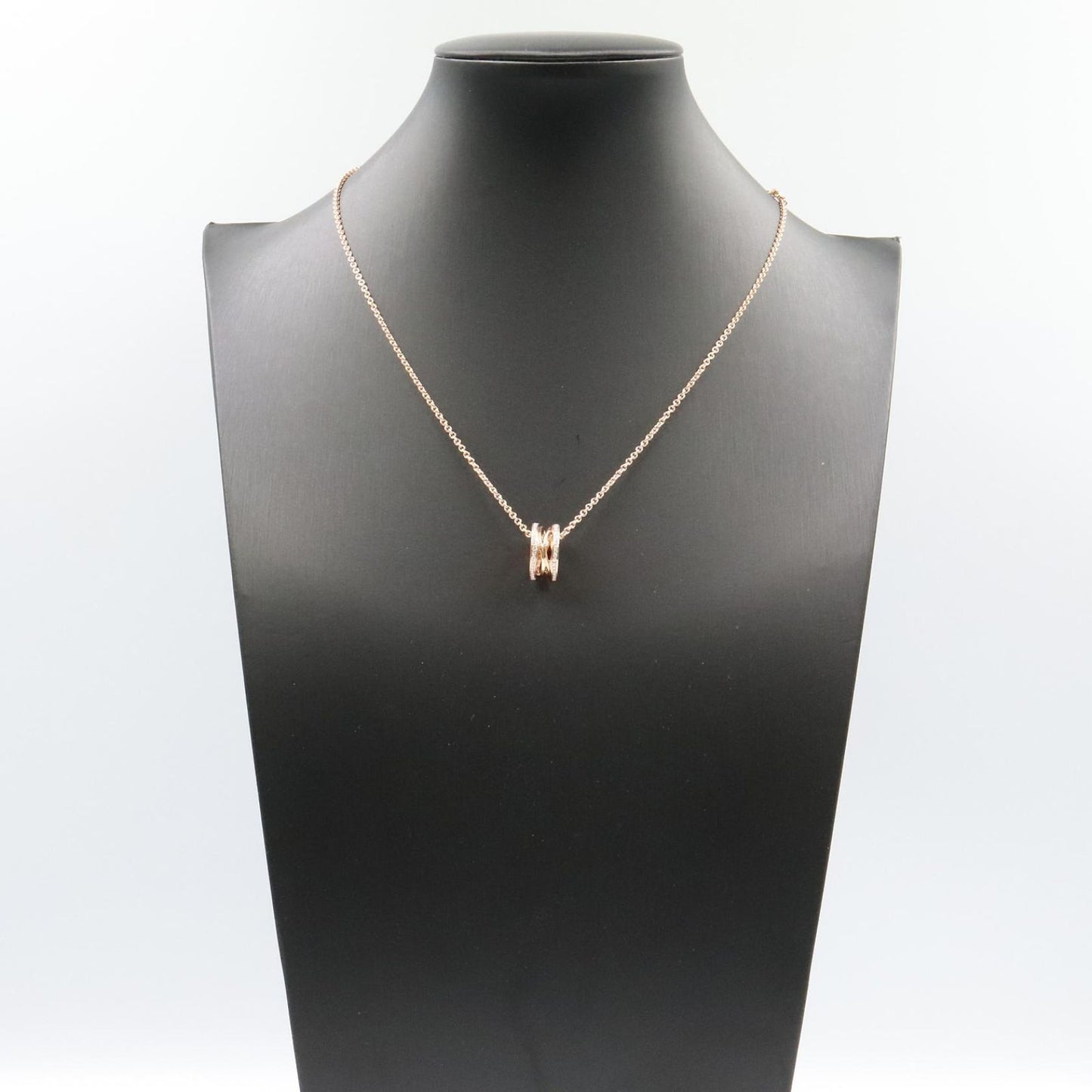 Bvlgari Necklace B-zero One Legend Diamond Cm 18k Pink Gold — view 6