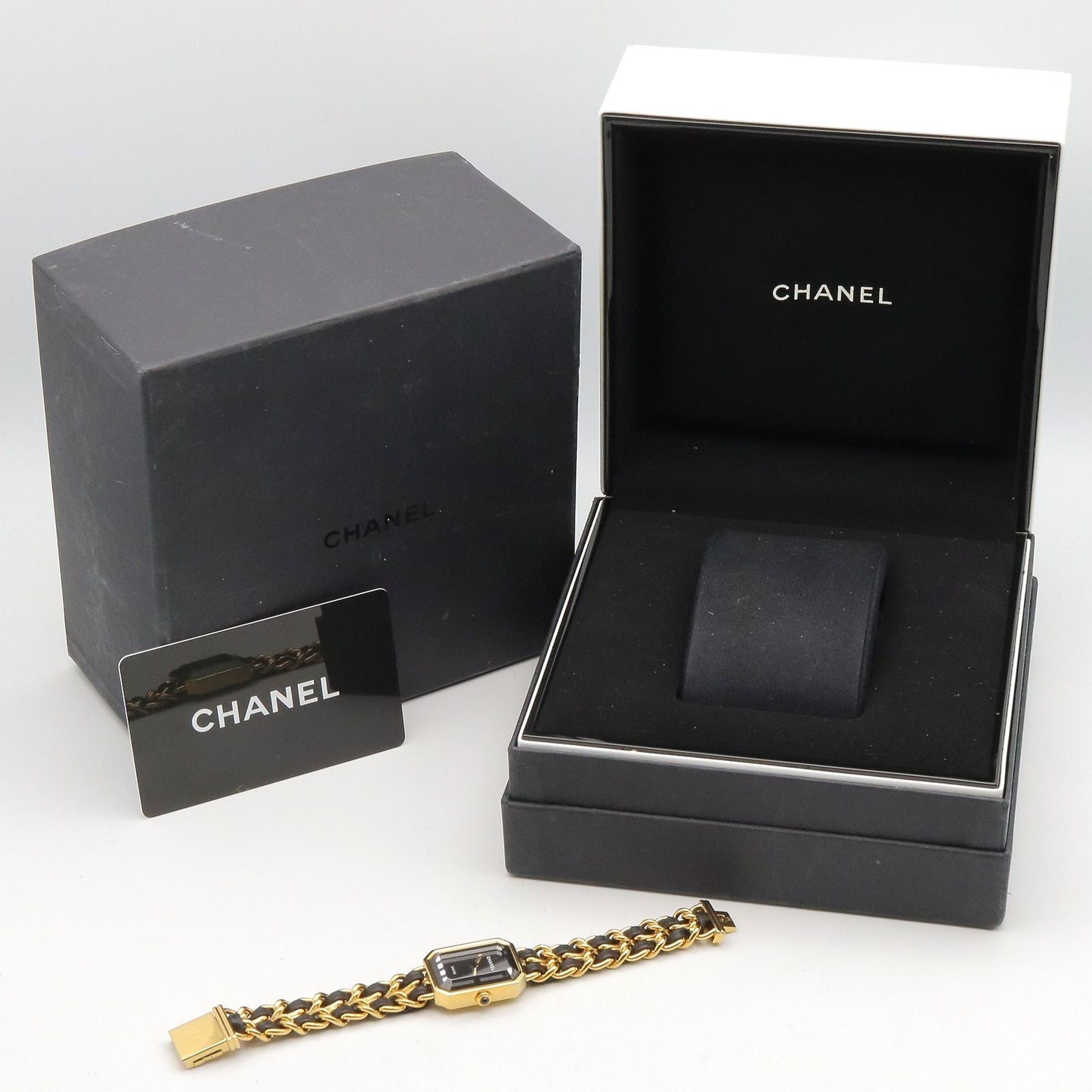 Chanel Watch Premiere Original Edition M Black Leather — view 9