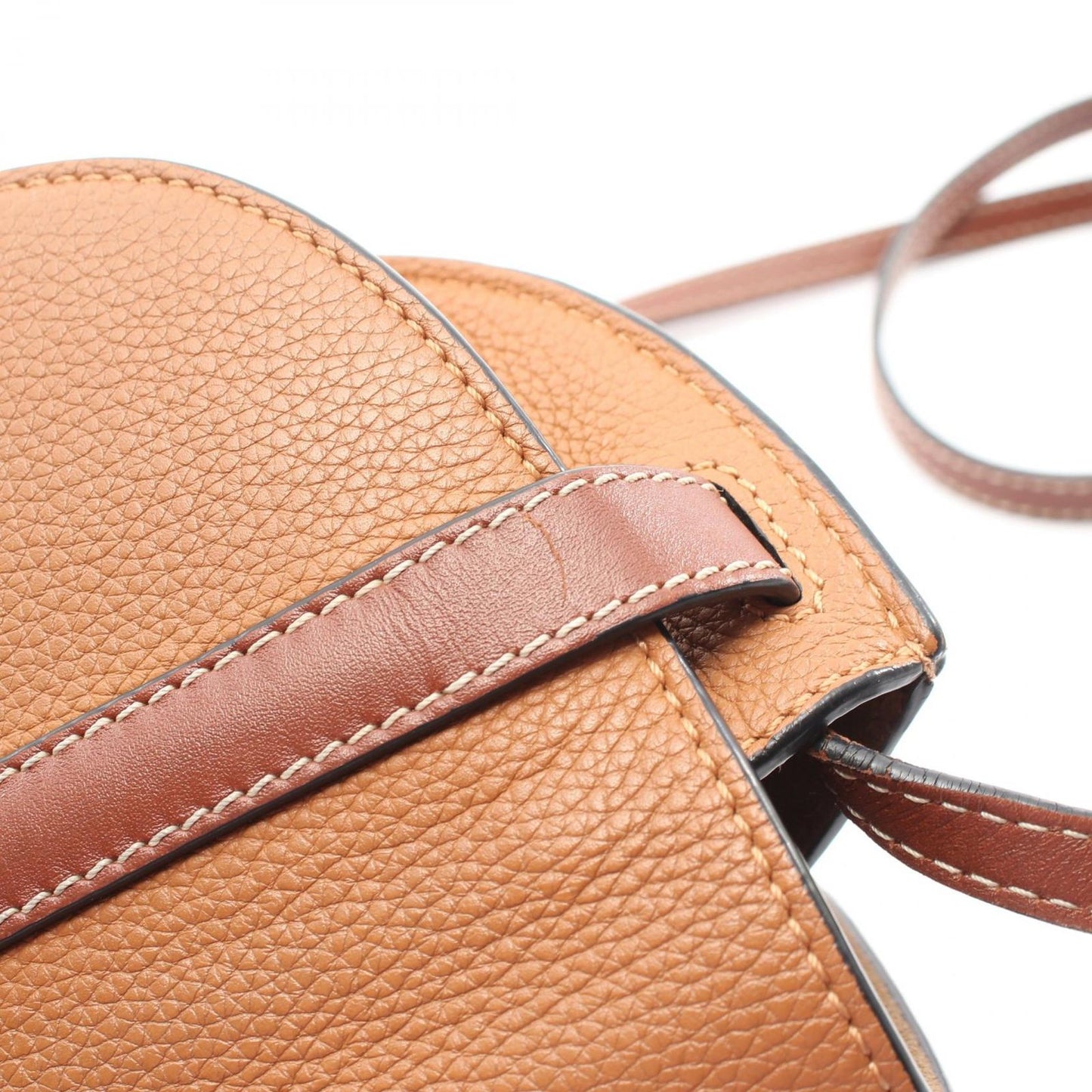 Loewe Shoulder Bag Gate Mini Brown Leather — view 8