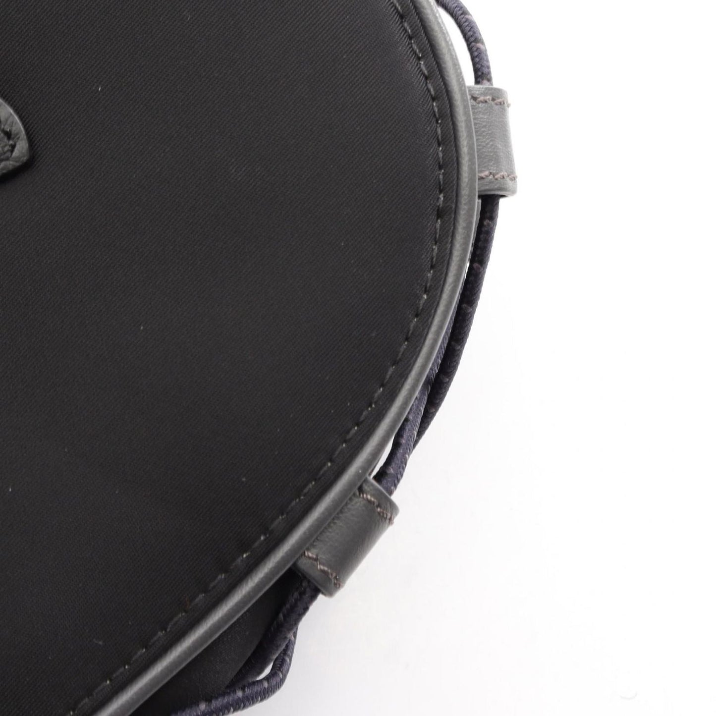 Dior Shoulder Bag Sacai Saddle Black Nylon Leather — view 8