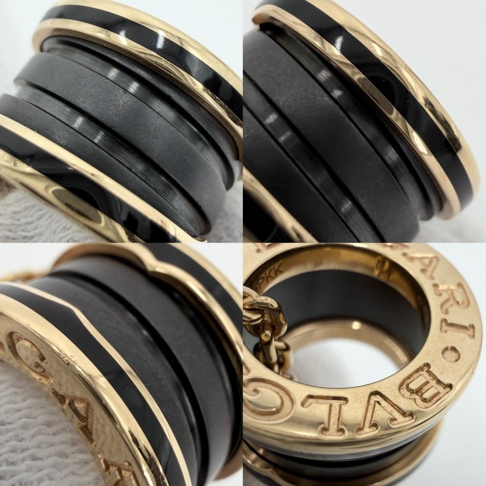 Bvlgari Pendant Star 18k PG Gold Ceramic Black — view 8