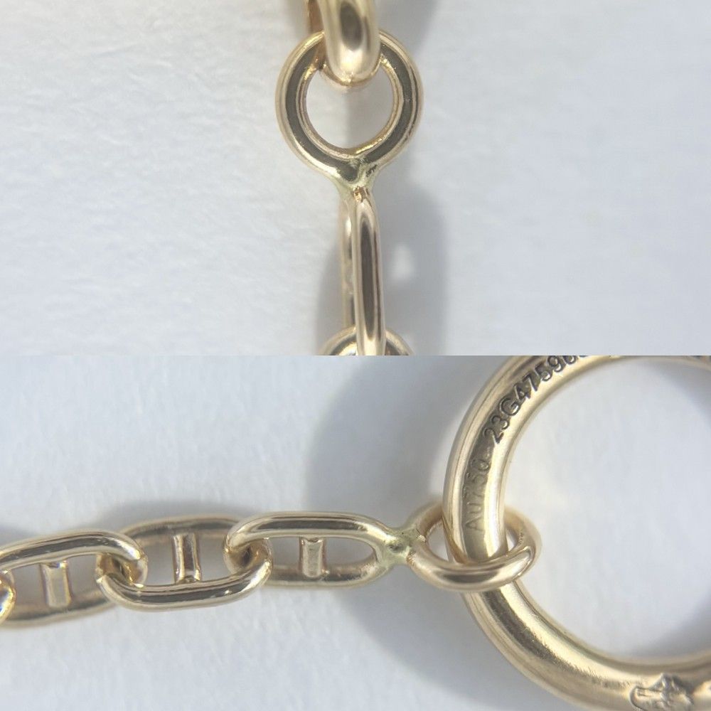 Hermes Bracelet Chaine D'ancre New Farandole 18k PG Gold — view 5
