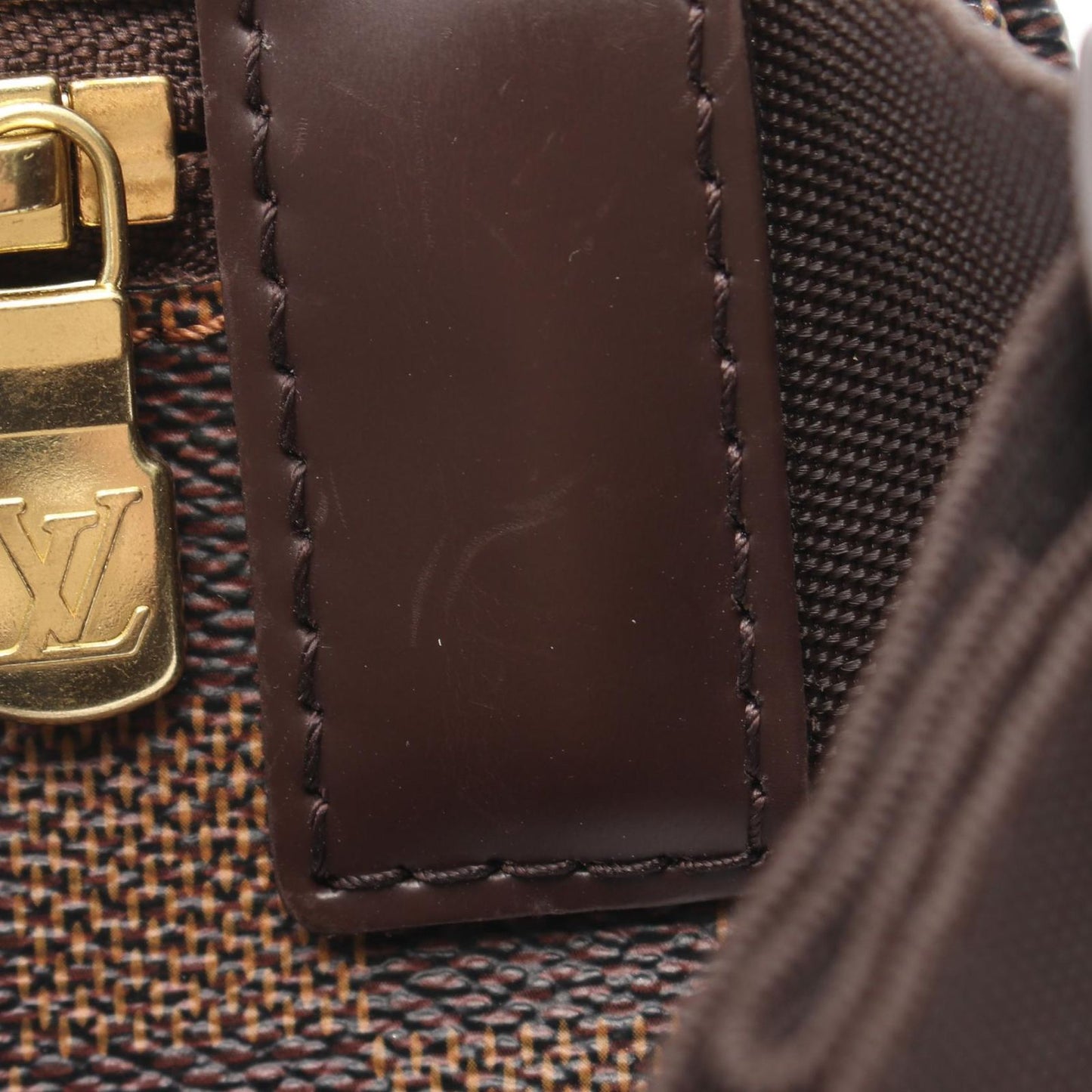 Louis Vuitton Waist Bag Melville Damier Ebene Canvas Leather — view 8