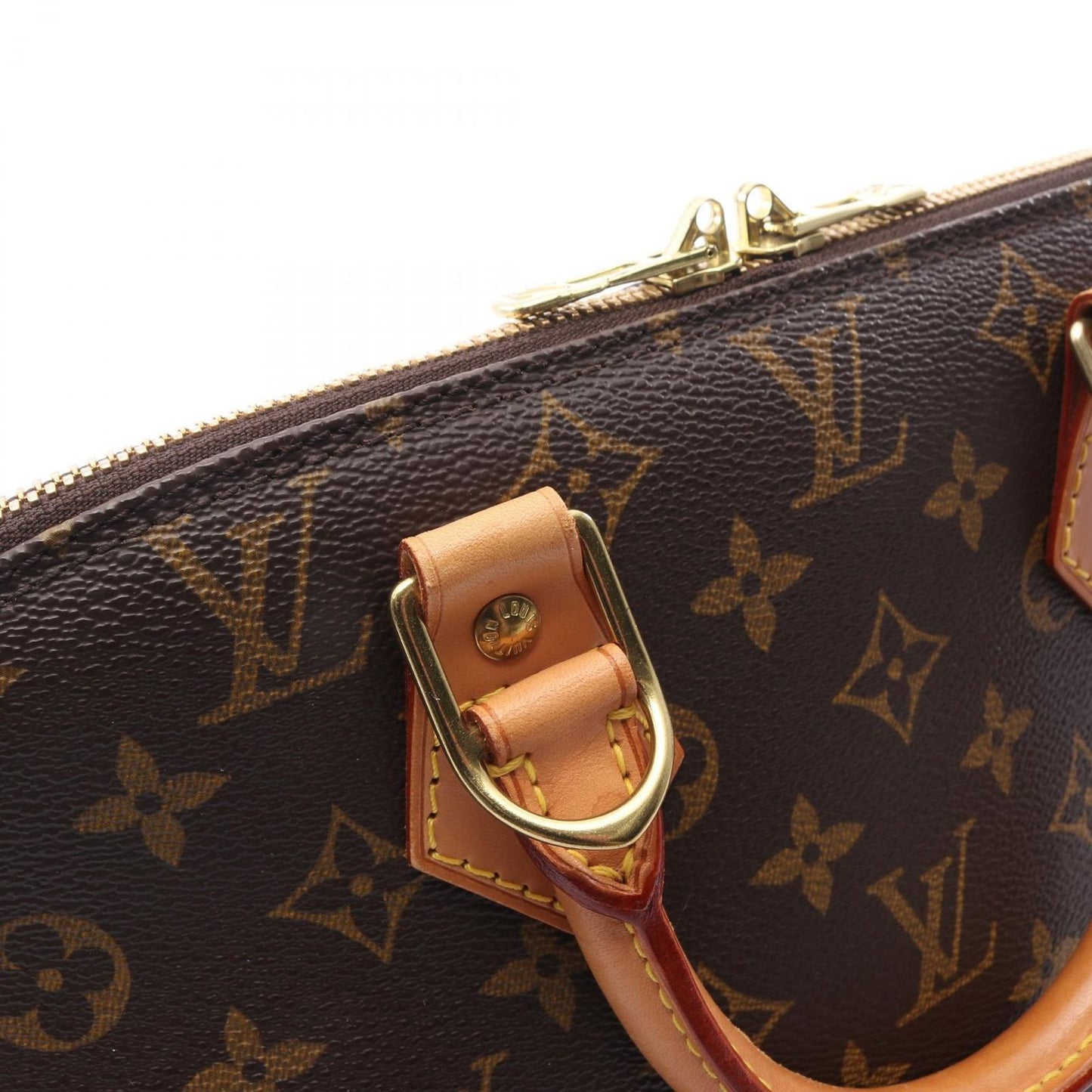 Louis Vuitton Handbag Alma PM Canvas Leather — view 9
