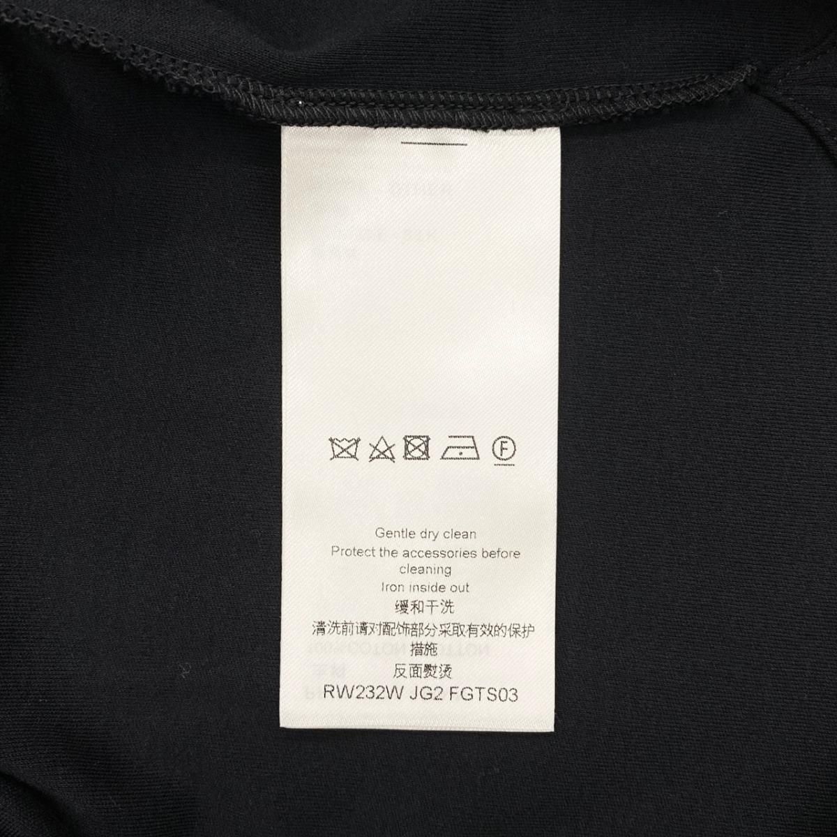 Louis Vuitton Short Sleeve T-Shirt Side Strap Jg2 L Cotton Monogram Flower — view 8