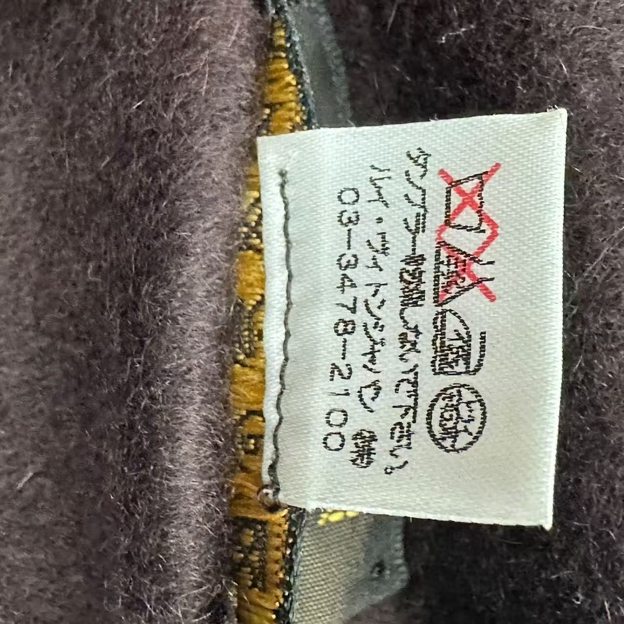 Louis Vuitton Scarf Cashmere LV Logo Brown — view 7