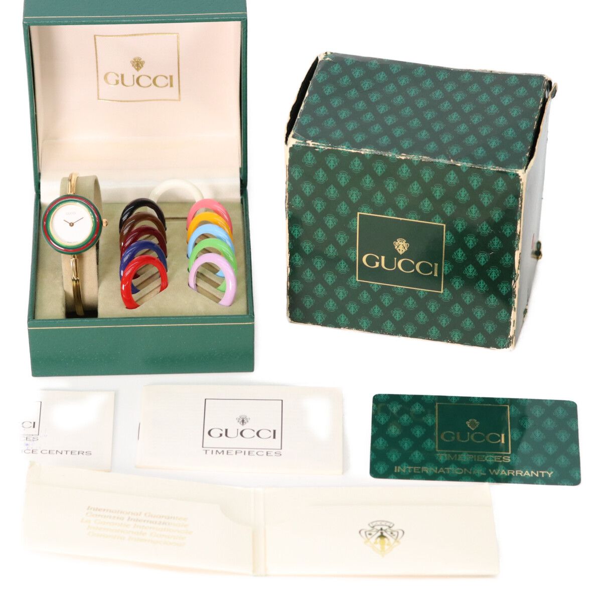 Gucci 11 12.2 Change Bezel Bangle Watch M Quartz — view 8