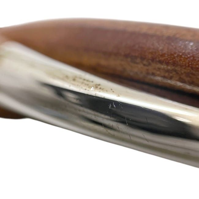 Hermes Tornado Bracelet Brown Bangle Leather — view 9