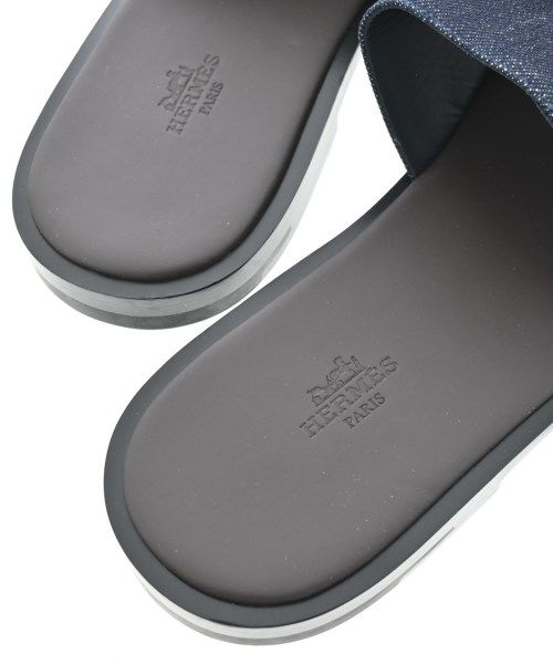 Hermes Sandals Navy — view 6