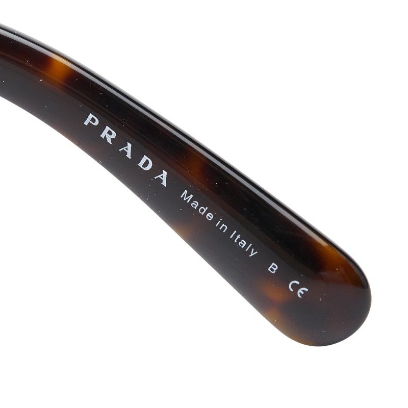 Prada Minimal Baroque Sunglasses Brown Acetate 1- Eyewear — view 6