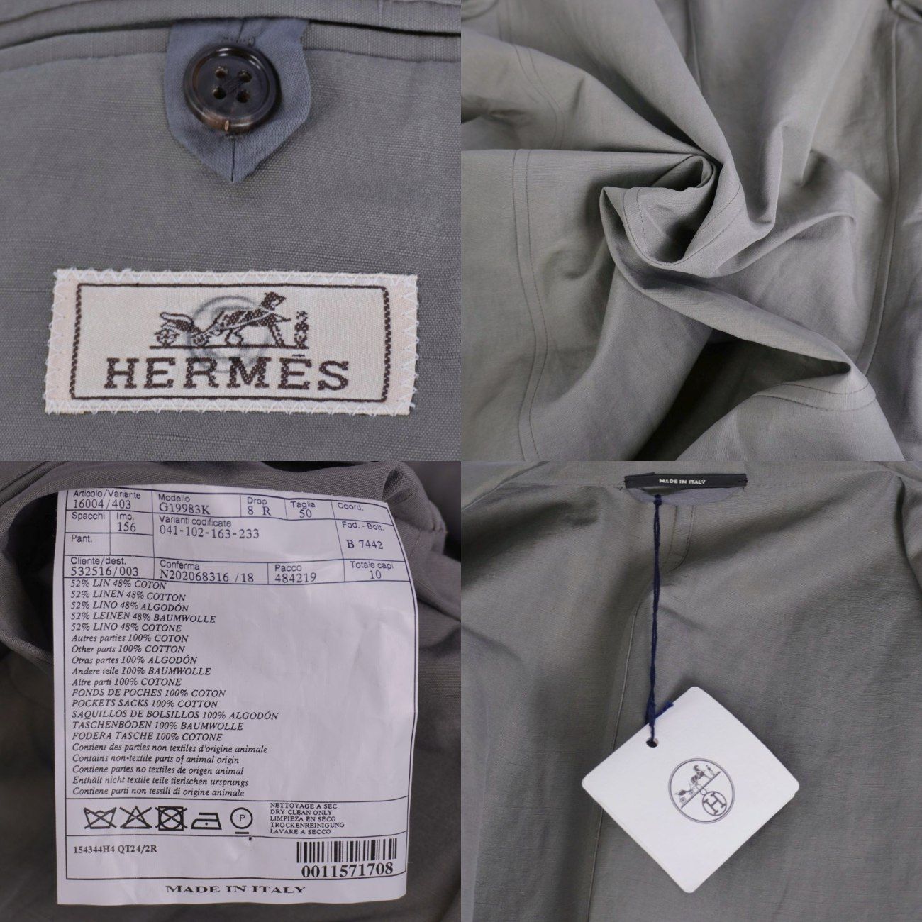 Hermes Jacket Tailored Linen — view 7