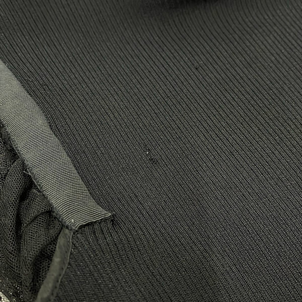 Louis Vuitton Dress M Ger Black Long Sleeve Knit Lace — view 7