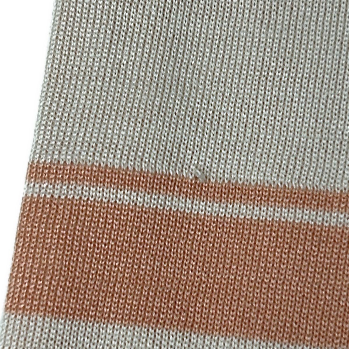 Hermes Long Sleeve Sweater 34 S Ivory Orange Silk — view 7