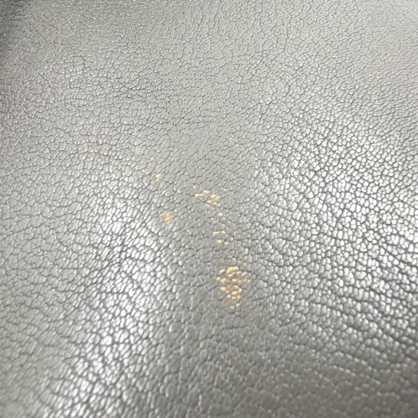 Balenciaga Motocross Leather Gray Backpack Silver — view 9