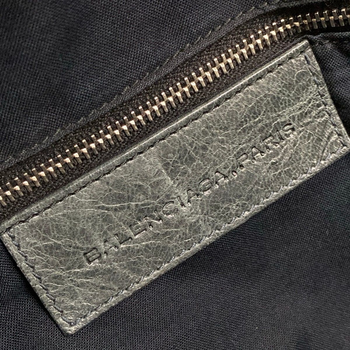 Balenciaga Handbag Giant Pom Green Gray Leather — view 9