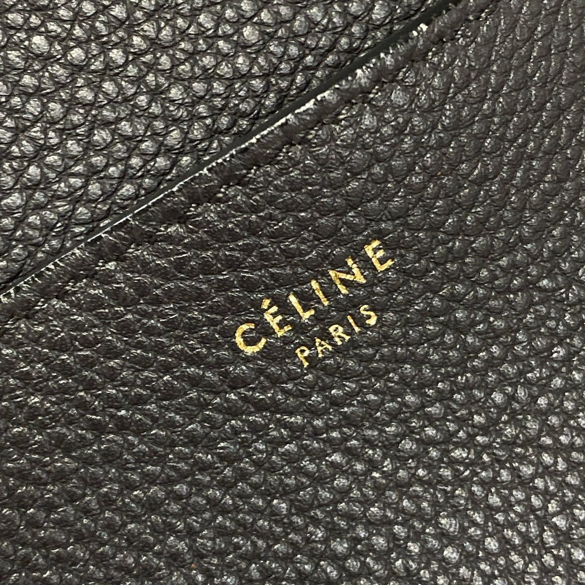 Celine Shoulder Bag Sangles Dark Gray Strap Removable — view 9
