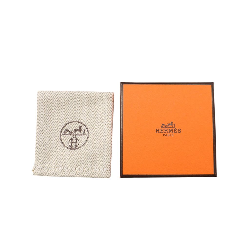 Hermes Earrings Cle Sing Buffalo Horn Single — view 6