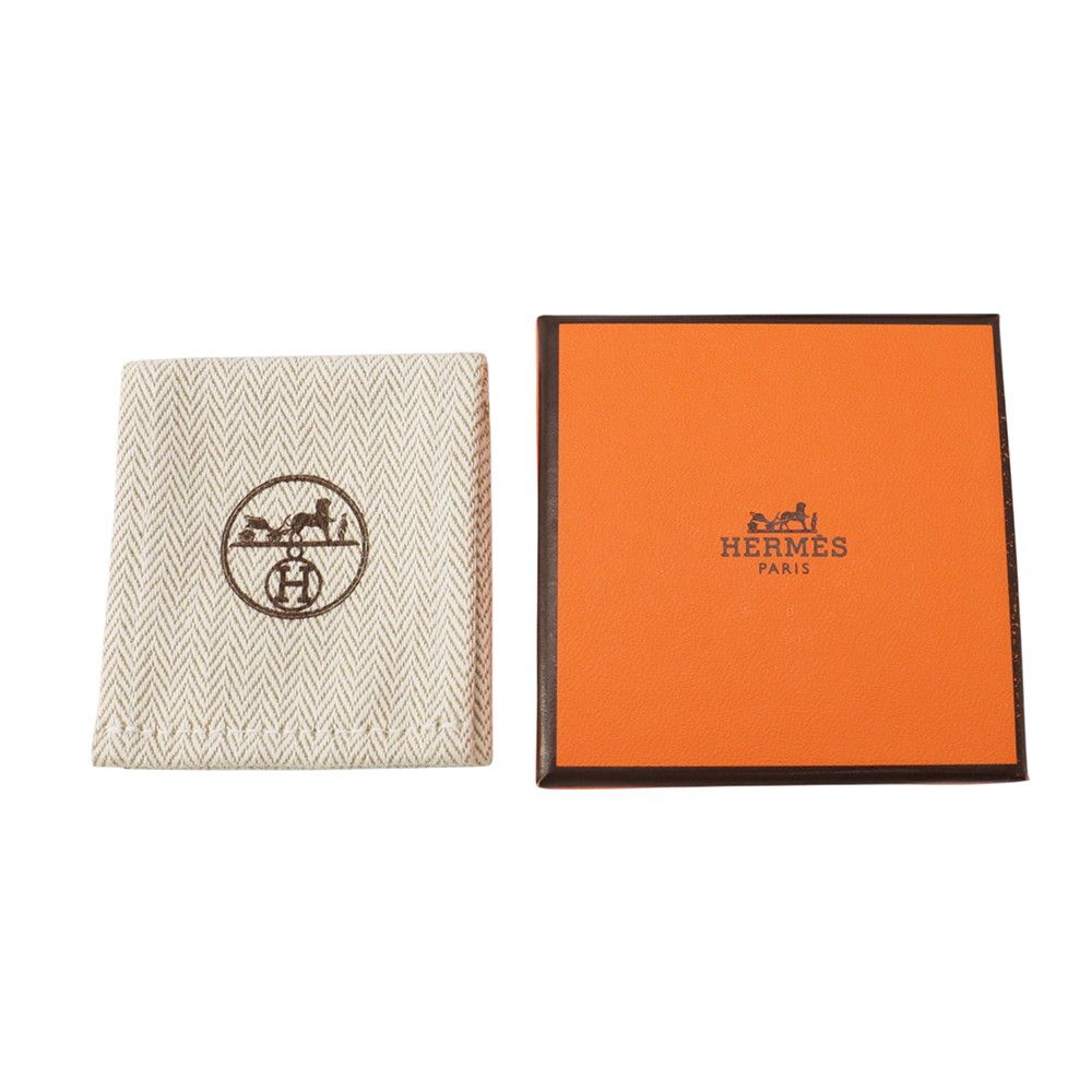 Hermes Earrings Cle Sing Buffalo Horn Single — view 7