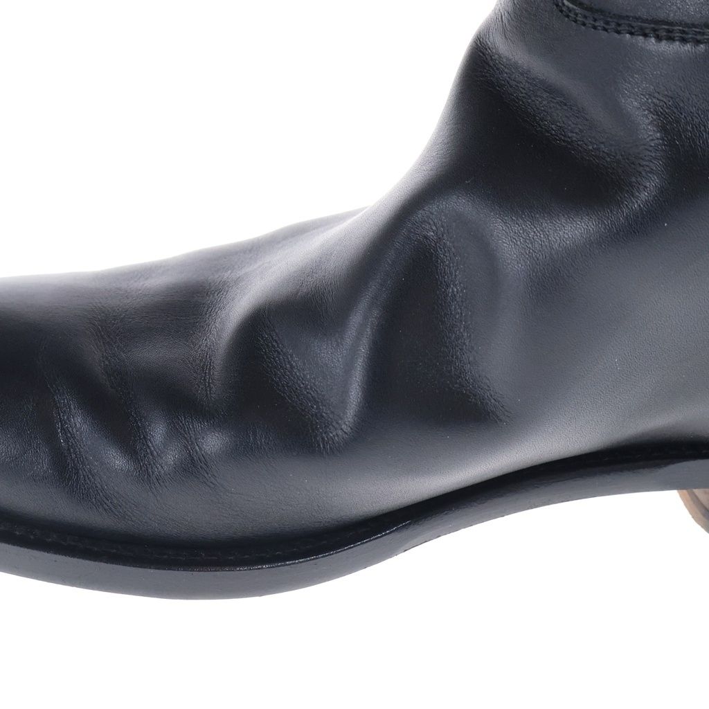 Hermes Kelly Jump Boots Long Black Leather — view 6
