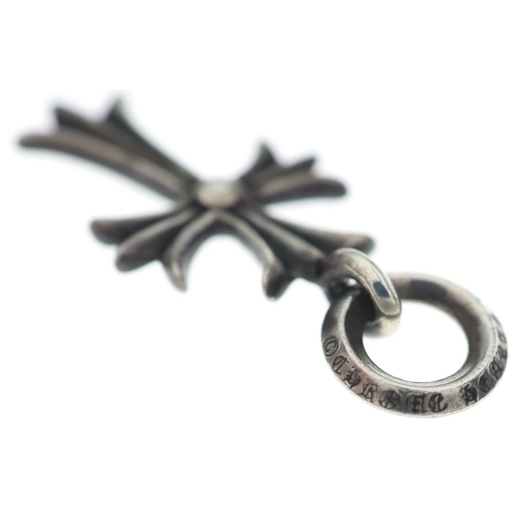 Chrome Hearts Tiny CH Cross Charm Pendant Silver — view 6