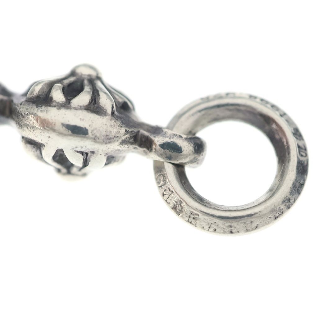 Chrome Hearts Tny CH Crs 1 Ball Tiny CH Cross Charm Pendant Silver — view 6