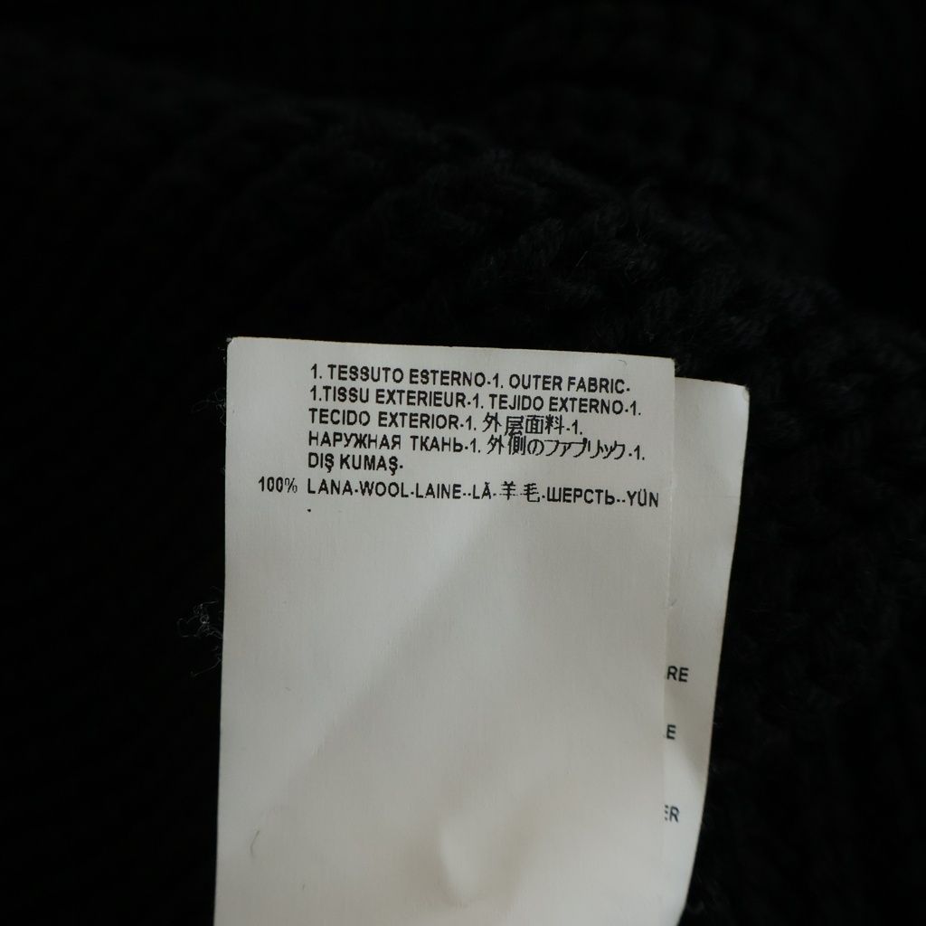 Versace Crew Neck Logo Knit Black Sweater — view 8