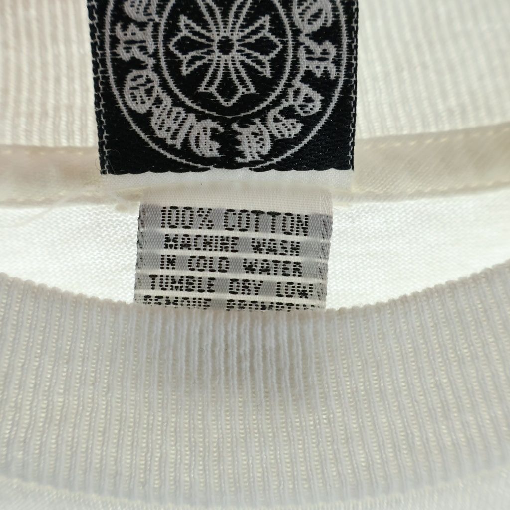 Chrome Hearts Vintage L S Tee Nyc Limited Cemetery Cross Back Scroll Label — view 8