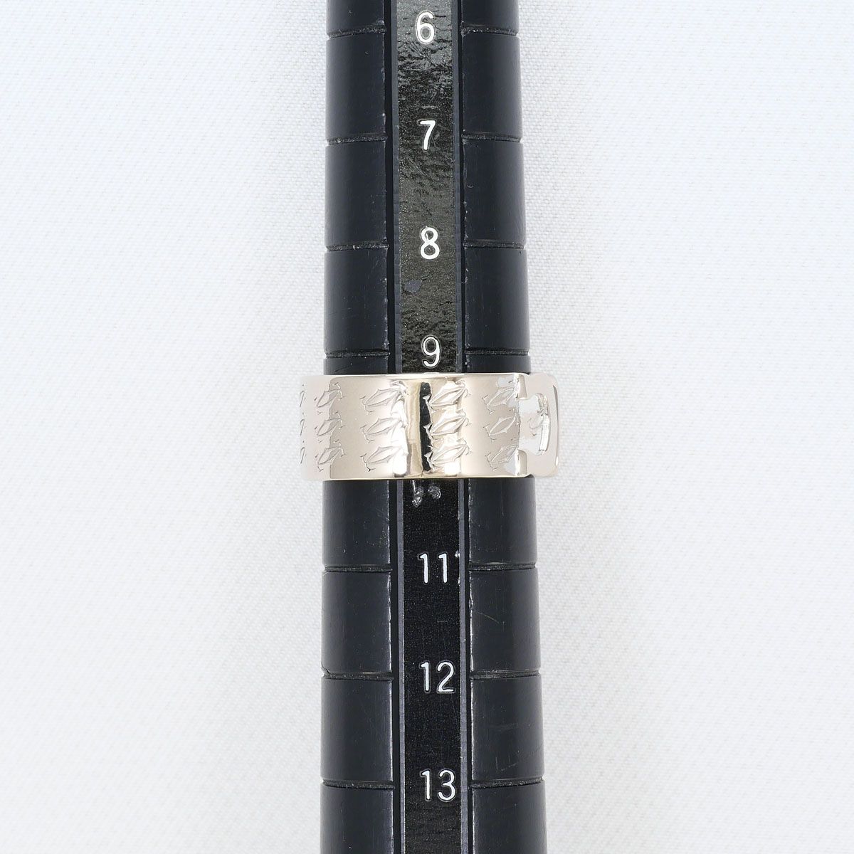 Cartier C2 18k White Gold Ring — view 9