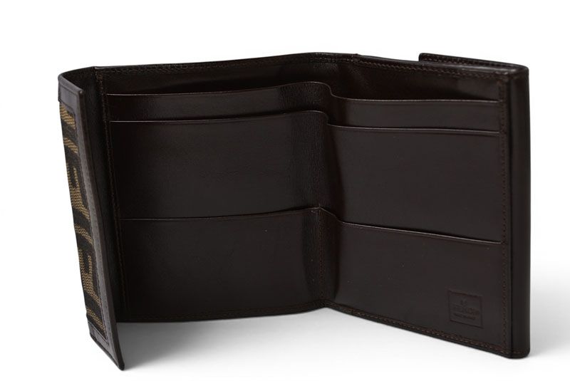 Fendi Wallet Trifold Fold Zucca Pattern Brown — view 9