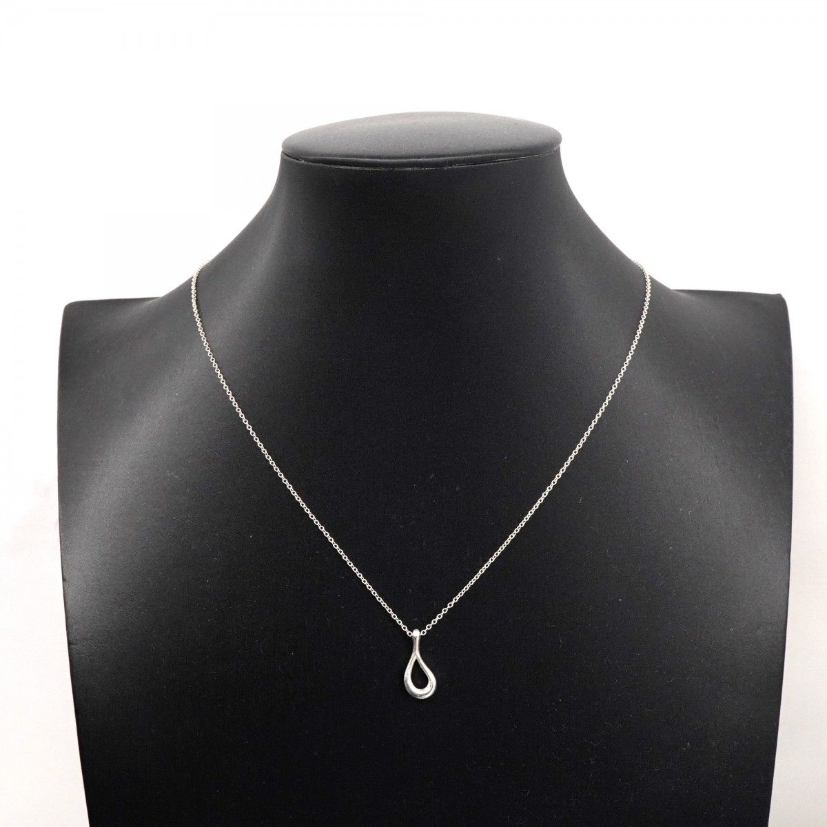 Tiffany & Co Necklace Open Teardrop Silver — view 6
