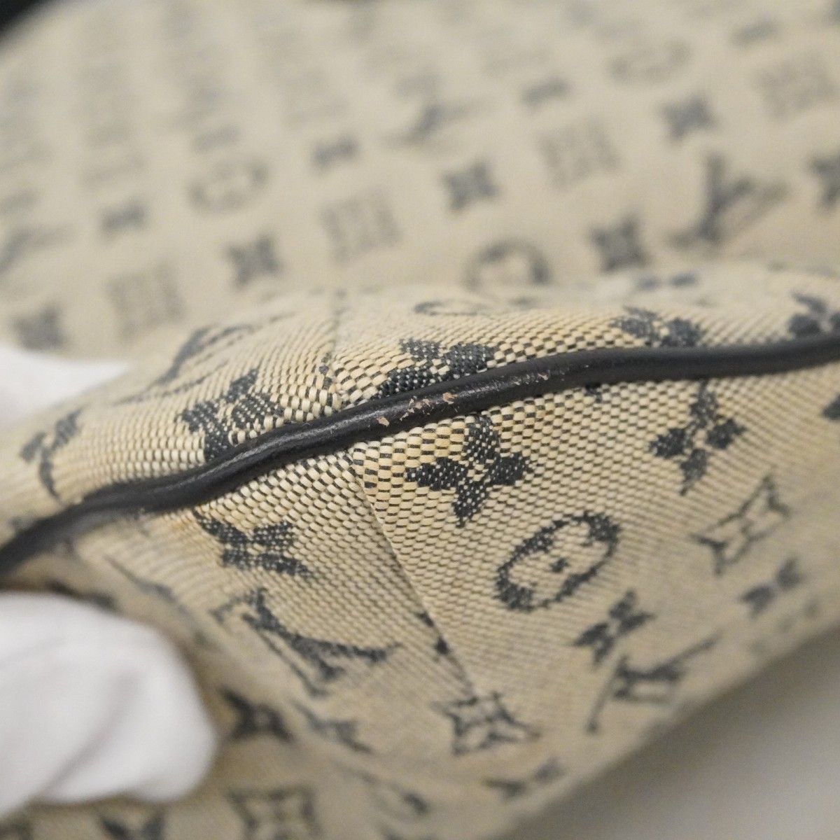 Louis Vuitton Handbag Monogram Mini Francoise Blue 2-Way — view 9