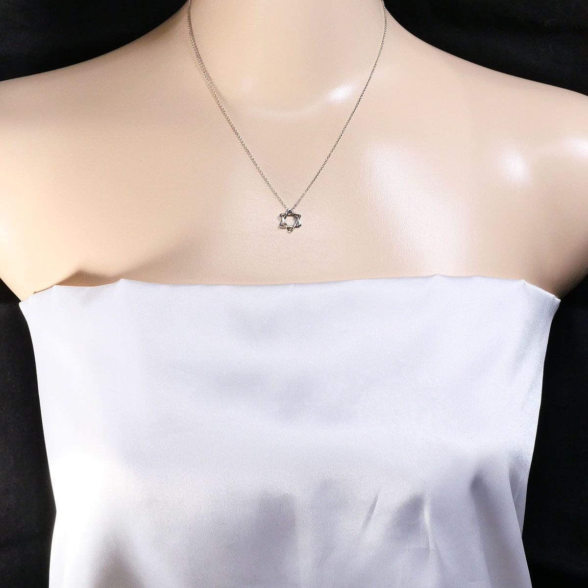 Tiffany & Co Star of David 925 Sterling Silver Necklace 41 cm — view 6
