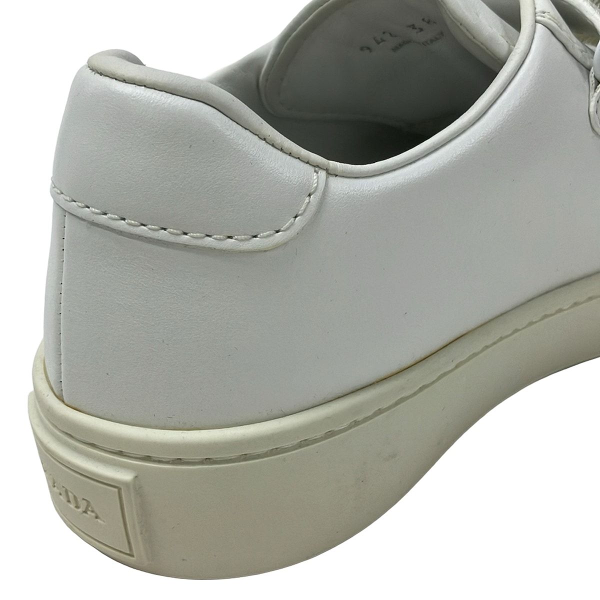 Prada Sneakers 38 White Velcro Leather — view 9