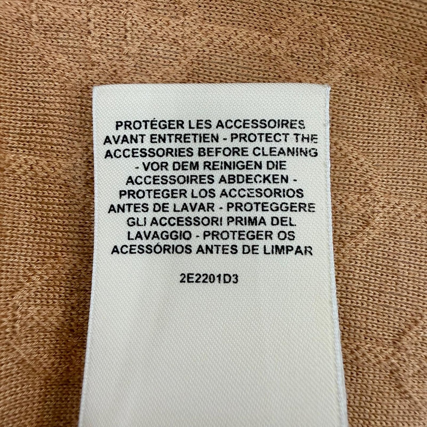Hermes Cricketis Cashmere Silk Blend Zipup Knit Jacket Brown 36 — view 9