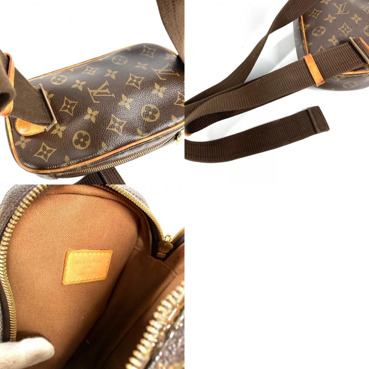 Louis Vuitton Belt Bag Pochette Gange Monogram Canvas Brown — view 9