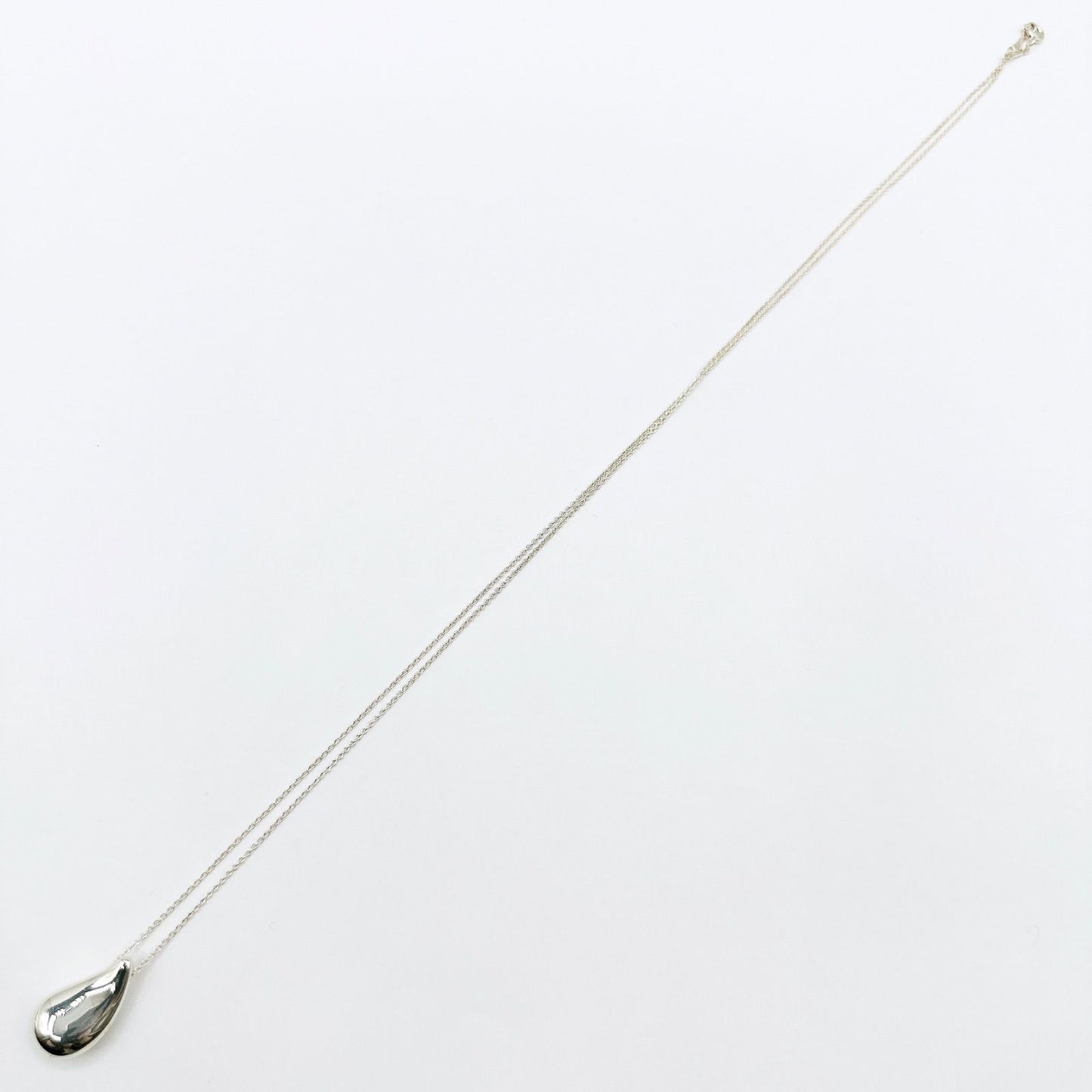 Tiffany & Co Teardrop Silver Necklace 61 cm — view 7