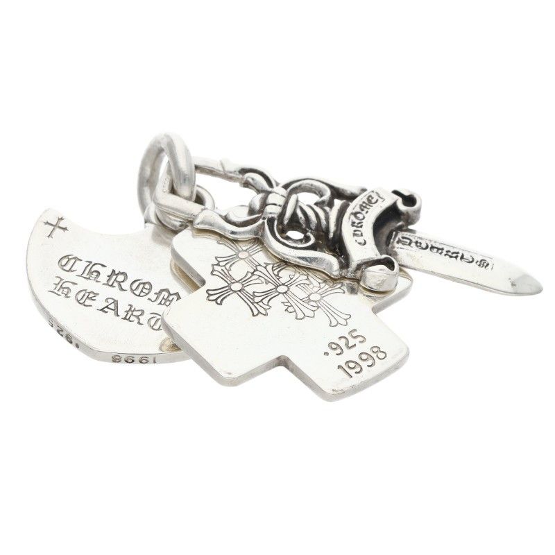 Chrome Hearts Vintage Three Trinkets Medium Era Pendant — view 5