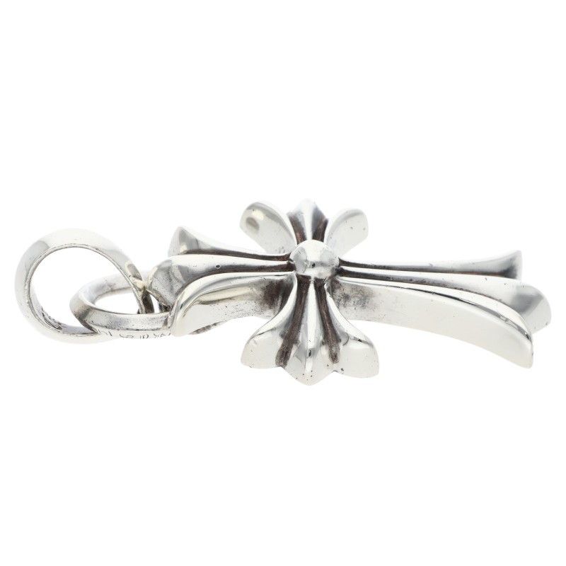 Chrome Hearts CH Crs Sml Bale Small CH Cross Silver Pendant — view 5
