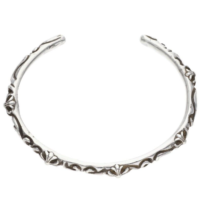 Chrome Hearts Bangle Sbt Band Silver Bracelet — view 5